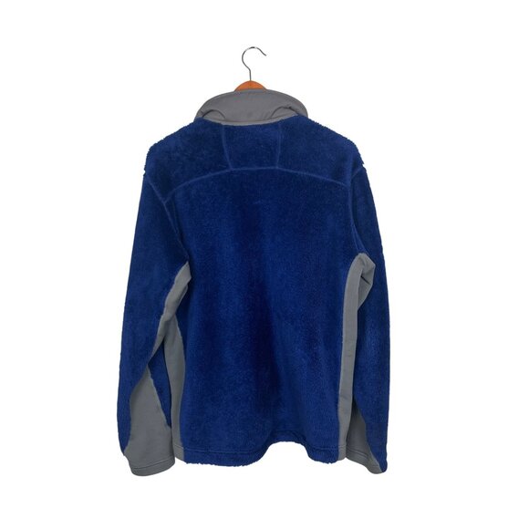 Patagonia R3 Hi Loft Regulator Fleece Blue Ful Zip Polartec Jacket Mens L FLAW - Picture 2 of 8